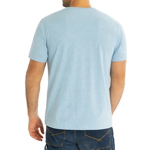 T-shirts Ringer en Microfibre 100% Coton pour Hommes, Vente en Gros, Logo Personnalisé Imprimé, Qualité Supérieure, Vêtements Tricotés Décontractés Simples - Product Image 3