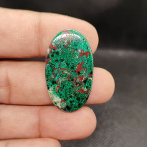 Cabujón de Azurita y Malaquita Natural de Alta Calidad, Gema Suelta de Azurita Ideal para Joyería, Compre Ahora - Product Image 1