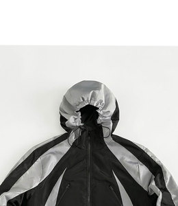 Wholesale Waterproof Windbreaker <b>Jacket</b> <b>Men's</b> Lightweight Zip Up Hooded <b>Jacket</b> Supplier - Product Image 3