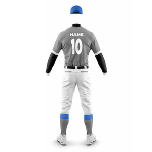 2026 Latest Design Baseball <b>Suit</b> Training Uniform OEM Service Quick Dry Solid Color Sublimated Design Uniform Pattern Plain Kit - Product Image 6