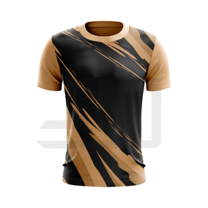 T-shirt décontracté pour homme en spandex/polyester, tissu tricoté doux et respirant, coupe confortable, chemise élégante à manches courtes, style Normcore - Product Image 4
