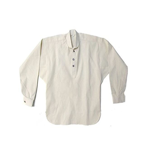 <b>Men's</b> 100% Cotton Washed Vintage Turn-down Collar Full Sleeve Single Breasted 180g Breathable Eco-Friendly <b>Winter</b> Dress <b>Shirt</b> - Product Image 4