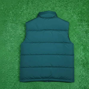 Chaleco Acolchado con Capucha para Hombre, Diseño Color Block, Cierre de Cremallera, Transpirable, Secado Rápido, Ropa Exterior Informal de Invierno - Product Image 3