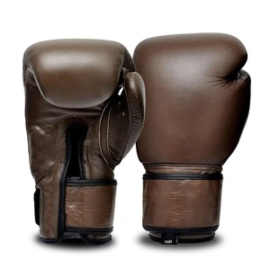 Gants de boxe en cuir véritable de haute qualité avec logo personnalisé et sangle de poignet réglable pour un ajustement sécurisé AI-BG-095 - Prix de gros - Product Image 6