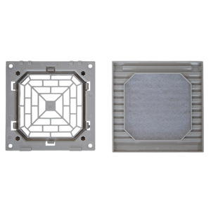 Grille de protection de ventilateur en plastique 92 mm IP54 G4, cache de ventilation compatible 92x92x25, pièces de ventilation 38 mm - Product Image 4