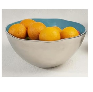 Bol à chocolat en métal au design élégant, bol décoratif en métal pour table, nouveau look, bol à fruits et desserts tendance, bol de service en métal - Product Image 3
