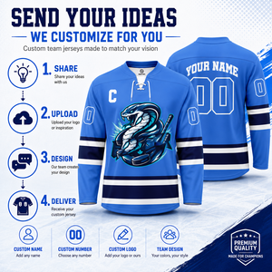 Affordable Custom Logo Unique Hockey Jersey 100% Polyester Breathable Quick Dry Ice Hockey Wear Adults <b>Kids</b> - Product Image 2