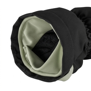 Gants de ski à doigts entiers, softshell, isolés thermiquement, unisexes, pour l'hiver, le ski de descente, fermeture à cordon - Product Image 5