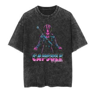 T-shirt Homme Élégant Décontracté Grande Taille à Effet Délavé Personnalisé en Jersey 100% Coton Écologique Respirant à Manches Courtes – Vente en Gros - Product Image 6