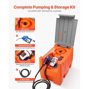 Kit de pompe de transfert DEF 12V, pompe à eau électrique à diaphragme 8,5 GPM, réservoir de 58 gallons, tuyau de 13,12 pieds, buse automatique, hauteur de refoulement de 26,25 pieds pour - Product Image 2