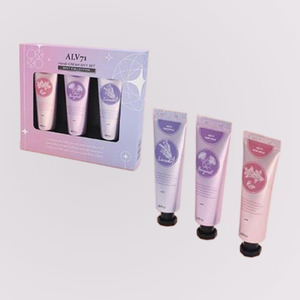 scented <b>hand</b> <b>creams</b> ALV Korean K-Beauty <b>Hand</b> <b>Cream</b> 3-Type <b>Gift</b> <b>Set</b> Lavender Rose Bergamot Scent Made in Korea - Product Image 3