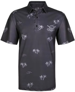 Polo à manches courtes pour homme, style 2k26, col zippé, performance, golf, vêtements de sport décontractés haut de gamme, t-shirt - Product Image 2