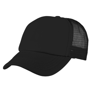 Gorra Trucker Deportiva Personalizada de 5 Paneles para Papá, 100% Algodón, Logotipo Bordado, Malla de Gamuza Negra de Calidad, Gorra Trucker para Exteriores - Product Image 4