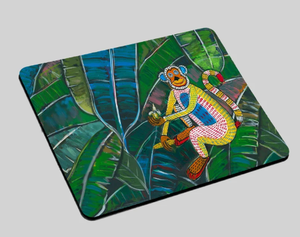 Tapis de souris personnalisé avec logo imprimé, respirant, en tricot, antidérapant, en caoutchouc, promotionnel, de marque d'entreprise - Product Image 1