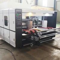 Machine d'impression numérique à jet d'encre pour boîtes à pizza, impression en 4 couleurs sur papier, pour le traitement du carton ondulé