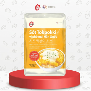 ซอสชีสต๊อกป๊อกกี้เกาหลี 120 กรัม – ซอสเค้กข้าวรสเค็มชีซ อาหารเกาหลีพร้อมปรุงจาก O'food อาหารริมทางเกาหลี ขายส่งแบบ OEM - Product Image 1