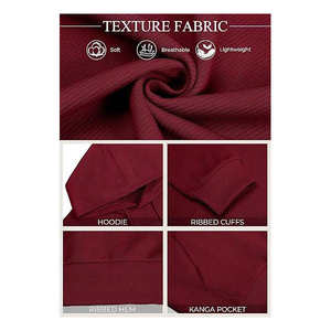 เสื้อฮู้ดแบบสวมหัว ยูนิเซ็กซ์ ผ้าฝ้ายโพลีเอสเตอร์ ปรับแต่งได้ แห้งเร็ว น้ำหนักเบา นุ่มสบาย เหมาะสำหรับฤดูหนาว สไตล์สปอร์ต - Product Image 2