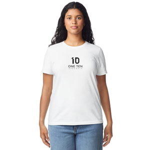 Camiseta de Mujer de Peso Medio en Color Heliconia, Algodón Suave, Manga Corta, Cómoda, Informal, Básica, de Primera Calidad - Product Image 1