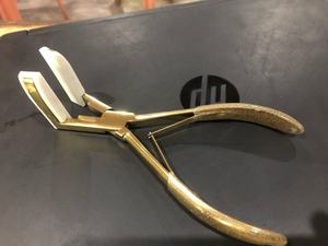 Pince professionnelle pour extensions de cheveux, outils de scellement à surface plane pour les soins des cheveux humains, instruments d'extension de cheveux - Product Image 5