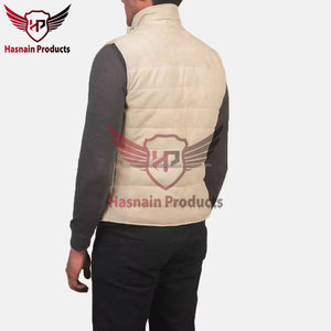 Gilet en cuir bouffant de dernière conception de qualité supérieure pour l'hiver des hommes tenues décontractées en plein air Logo personnalisé gilet bouffant élégant - Product Image 6