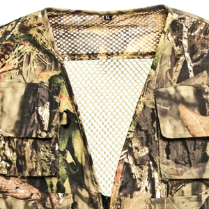 เสื้อกั๊กสำหรับล่าสัตว์ฤดูร้อนแบบใหม่ ดีไซน์ทันสมัย ผ้าคอร์ดูรอย ระบายอากาศได้ดี พิมพ์ลายได้ตามสั่ง ใช้ได้ทั้งชายและหญิง บริการ OEM สำหรับกิจกรรมกลางแจ้ง กันน้ำ ป้องกันแบคทีเรีย - Product Image 6