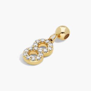 Colgante de Oro Blanco de 14K con Diamante Cultivado en Laboratorio Certificado por IGI, Chapado en Rodio, Accesorio de Joyería de Lujo para Mujer, Regalo para Fiestas - Product Image 5