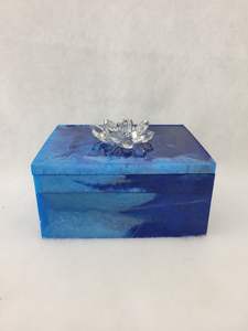 Cajas de Regalo de Resina Ornamentadas, Cajas Decorativas Hechas a Mano para Decoración del Hogar, India TIME 2 DECOR, Decoración de Boda Personalizable - Product Image 4