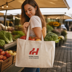 Custom Logo Canvas <b>Tote</b> Bags Wholesale Bulk Eco Friendly Heavy Duty Reusable Grocery Shopping Bags OEM ODM Factory Direct - Product Image 3