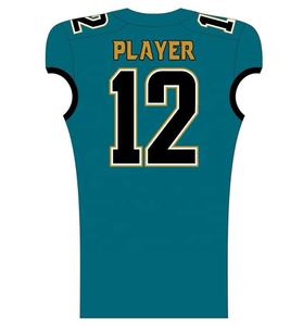 Uniforme de fútbol americano con logotipo personalizado transpirable de alta calidad 100% poliéster camiseta de fútbol americano personalizada - Product Image 4