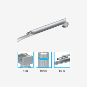 Laryngoscope Blade Size 0 Standard Fiber <b>Optic</b> Anaesthesia Surgical <b>Instruments</b> Stainless Steel Medical Equipment - Product Image 2