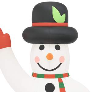 Bonhomme de neige gonflable de Noël avec lumières LED 179,1 pouces Décorations de jardin de vacances en plein air - Product Image 6