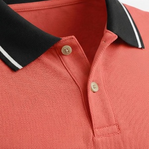 Polo de Golf Personalizado con Logotipo Bordado, Mezcla de Algodón y Poliéster, Estampado, Unisex, Tallas Grandes, Transpirable, Color Personalizado - Product Image 4