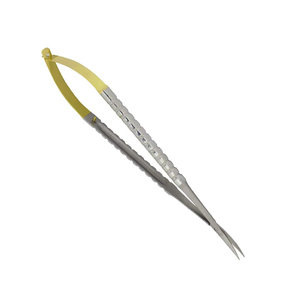 Micro-ciseaux Castroviejo Premium TC 12 cm avec inserts en carbure de tungstène, acier inoxydable de haute qualité, outil de microchirurgie supérieur - Product Image 4
