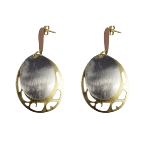 Pendientes con Diseño de Acabado Multicolor, Ideales para Eventos y Otras Ocasiones, Joyería de Alta Gama para Damas - Product Image 3