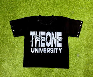 Camiseta de Manga Corta con Degradado en Forma de Lágrima, Estilo Hip-Hop Urbano, Lavada con Efecto Desgastado, para Parejas, a la Moda, Holgada, de Algodón Puro - Product Image 6