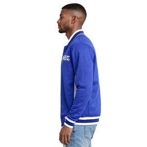 Chaqueta de Calentamiento de Forro Polar Térmico Azul Phi Beta Sigma, Ropa de Fraternidad Griega con Ajuste Atlético, Estilo Premium, Comodidad y Rendimiento - Product Image 3