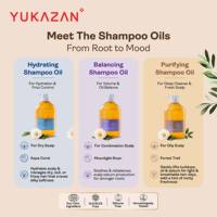 Yukazan Balancing Shampoo Oil 500ml Pengontrol Minyak Kulit Kepala Peningkat Volume Rambut Minyak Biji Camellia Organik Moonlight Rive Terkonsentrasi