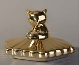 Pot de cire en métal vintage créatif fait à la main bougeoir décoration de la maison cadeaux d'art miniatures fournitures décor de chandelier élégant - Product Image 5