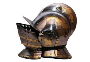 Casco de Caballero Medieval Vintage, Réplica de Casco de Guerrero de Acero Hecho a Mano para Decoración, Colección y Reenactamiento - Product Image 2