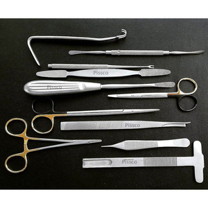 Juego de Instrumentos Quirúrgicos para Aumento de Senos, Juego de Instrumentos para Cirugía de Senos, Herramientas de Cirugía Reconstructiva, Acero Inoxidable - Product Image 1