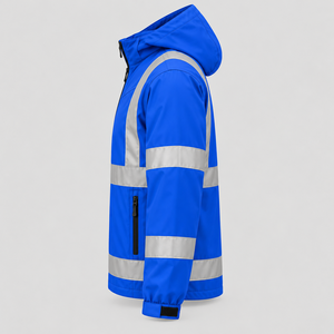 Chaquetas de seguridad con capucha, diseñadas con materiales ligeros, detalles reflectantes y ajuste cómodo para exteriores. - Product Image 2