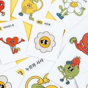 สติกเกอร์สะสมขนาด 30x40 มม. ลายซีลแบบเรโทร ผิวด้าน ตัวละคร K-pop อนิเมะ สินค้าแฟนคลับ บรรจุแยกชิ้น ผลิตในเกาหลี - Product Image 6
