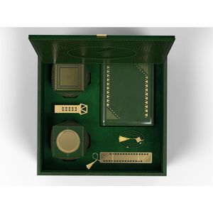 Juego de Incensario de Metal de Lujo de Oriente Medio, Quemador de Incienso Árabe de Latón Dorado, Juego de Regalo para Ramadán y Eid - Product Image 2
