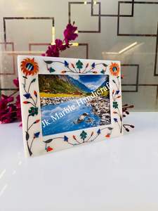 Cadre photo en marbre de haute qualité, travail d'incrustation parfait, décoration d'intérieur, vente en gros, meilleur prix disponible - Product Image 2