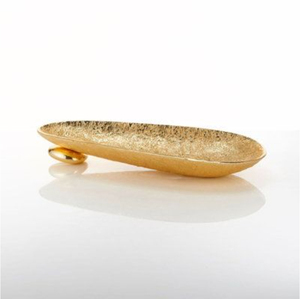 Atractivo Plato de Servir de Latón de Diseño Moderno, Ecológico, Personalizable y de Primera Calidad para Decoración del Hogar y Bodas - Product Image 1