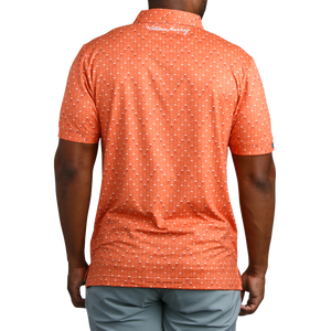 Chemise à manches courtes bleue pour homme, en tissu tricoté respirant et à séchage rapide, coupe classique, style décontracté, style golf, 100% polyester - Product Image 6