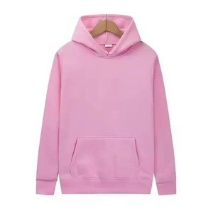 Sweat-shirt à capuche pour homme, couleur unie, coton, molleton français, décontracté, manches longues, poche, coupe classique, vêtements d'automne 2027 - Product Image 2