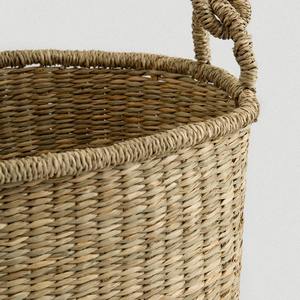 Cesta ovalada de mimbre con asa, cesta de almacenamiento hecha a mano, venta al por mayor, ecológica, hecha en Vietnam - Product Image 3