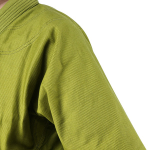 Kimono de Jiu-Jitsu pour homme, vert olive, coupe classique, 100% coton respirant, uniforme de Jiu-Jitsu, vêtements d'arts martiaux pour adultes - Product Image 5