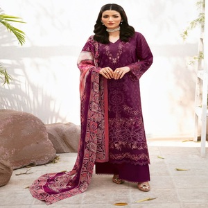 Venta al por mayor Heavy Designer Ramsha Collection 3 piezas Maxi Suits Original Brand Lawn para ropa paquistaní e India - Product Image 4